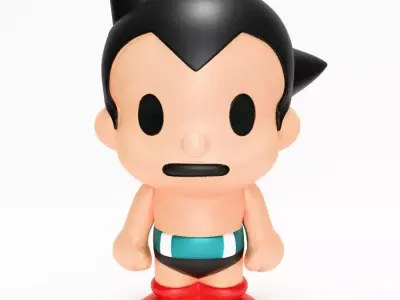 Baby Milo Astro Boy toy 3D print model