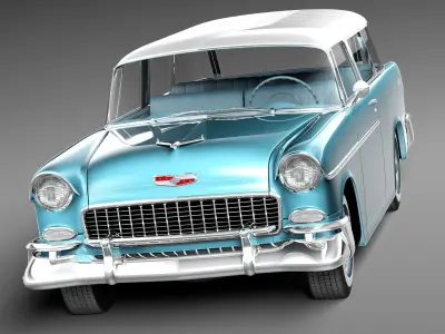 Chevrolet Bel Air Nomad 1955 3D model