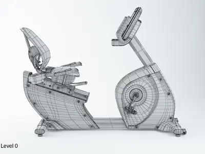 Freemotion Recumbent Bike 3D model