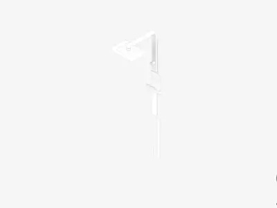 Shower - Twin - Luxury - XY Orli Low-poly 3D model