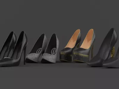 Women Shoes Collection 3D model