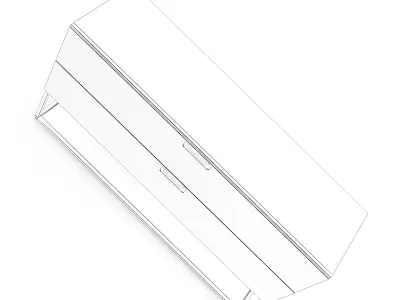 Standing Shelf with Drawers 3D model