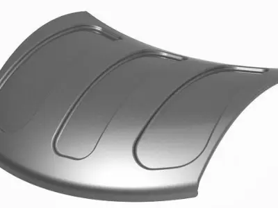 Kids Engineering Car Bonnet 3D print model