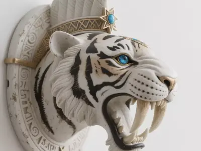 tiger 3D print model
