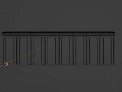 Wall Partition for your interior Low poly 3 3D model