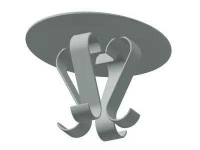 Plastic Premium Elliptical Table Toy 3D model