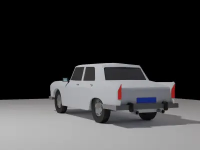 Peugeot 404 Low Poly  3D model