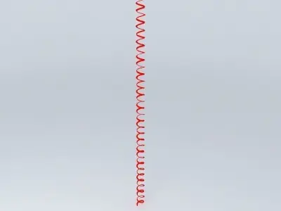 Streamer xmas decoration Free 3D model