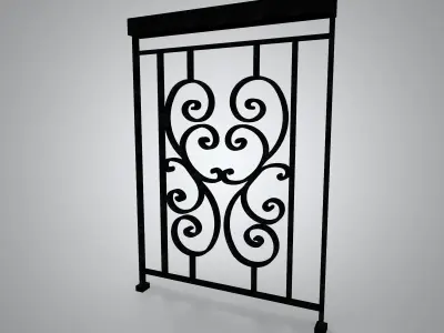 railing 3 3D print model