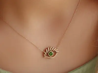 Eye pendant or necklace 3D print model