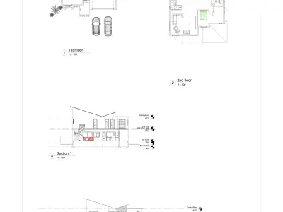 Modern American home  3D model