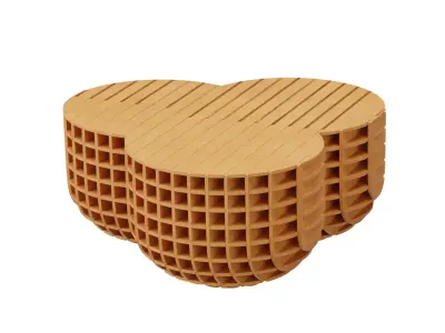 Parametric coffee table 12 3D model