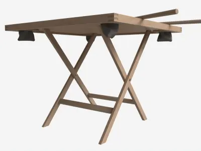 Novus Game Table Set 3D model