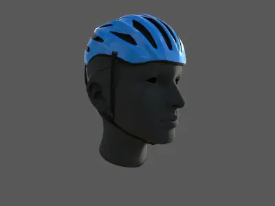 bicycle helmet 3D model