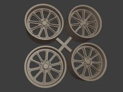 American Racing Wheel VN 507 3D print model