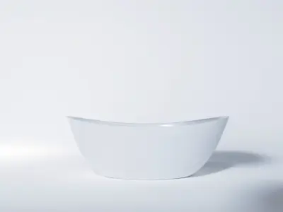 10 models modern luxury bathtubs - 1 plus 2 Parts 3D model