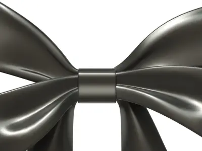 Christmas Bow Ribbon 94 Low-poly 3D model