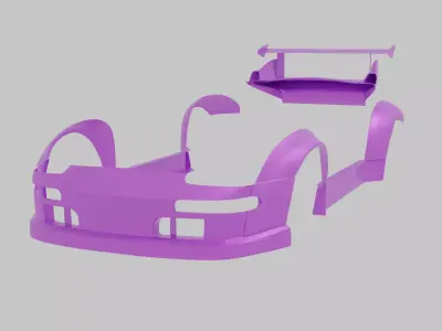 rwb porsche 911 933 3D model