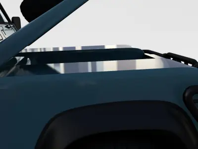 Full Land Rover Defender 90 Station Wagon rev 3D model