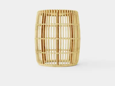 Palosco Stool Low-poly 3D model