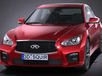 Infiniti Q50S 2017 3D model