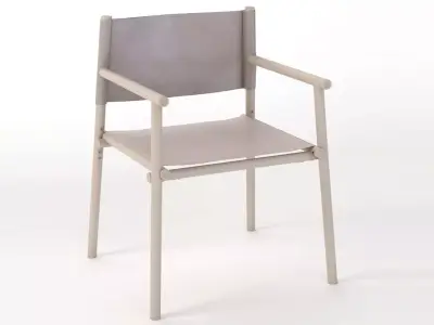 Emu Terramare Easy Dining Suede Leather Armchair   3D model