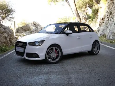 Audi A1 Sportback white 3D model