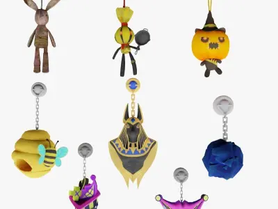 Ornament Anubian Terror Psychic Scarecrow Drop the Bass Beehive 3D model