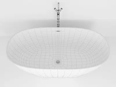 Bathroom furniture set Arcom Escape 3 3D model