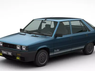 Renault 11 Turbo 1986 3D model