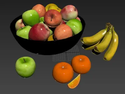 fruits 3D model