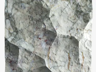442-RockPanel sandstone rock wall art 3D model
