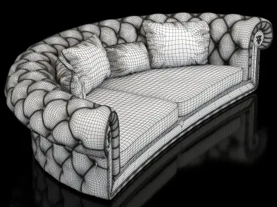 visionnaire jackpot arc sofa 3D model