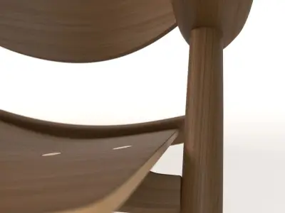 CH28 Carl Hansen and Son Armchair by Hans J Wegner 3D model