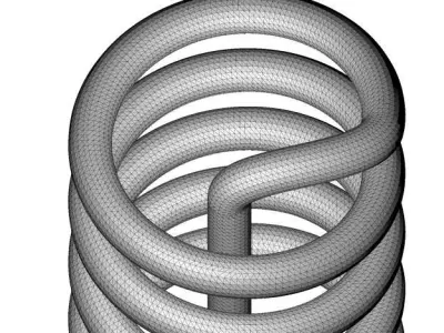 Classic Gyser Heating Coil 3D print model