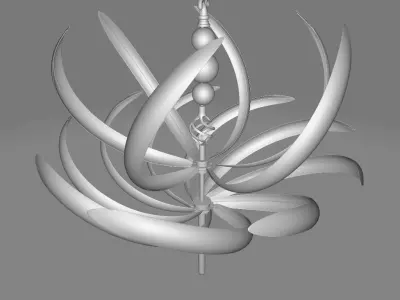 Basford Waves in Motion Wind Rotator 3D model