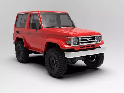 Toyota Land Cruiser J70 3D model