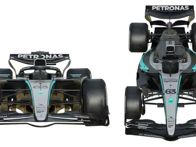 F1 Mercedes W16 2025 3D model