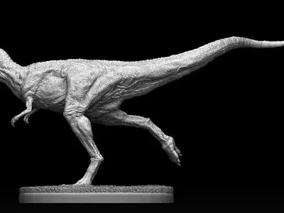 Nanotyrannus Statue 3D model