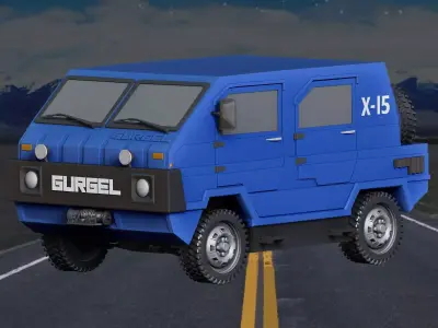 Gurgel Car 3D print model