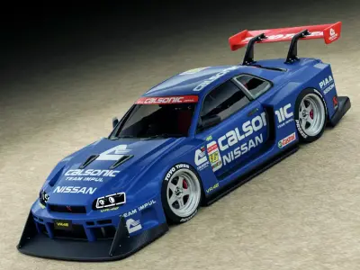 Nissan Skyline R34 Calsonic Livery 3D model