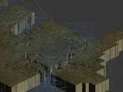 Stone Place of the Destroyed - Damaged Ground 12 3D model