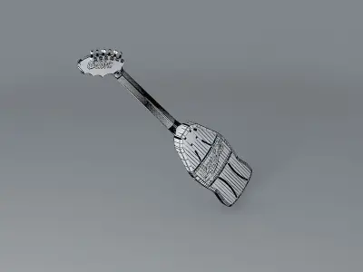 Coca Cola guitar Free 3D model