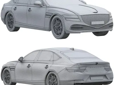 Genesis G80 3D model
