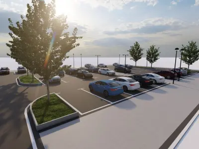 Parking-Parking Lot 3D model