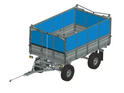 Tractor trailer 3D model