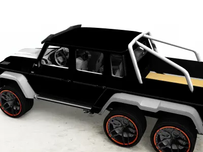 Mercedes-Benz G63 AMG 6x6 3D model