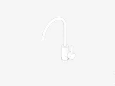 Sink Mixer - Luxury - Pin Low-poly 3D model