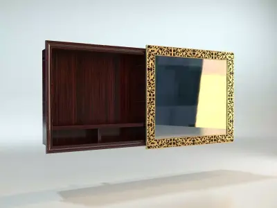 mirrors classic 3d model 3D model 3D model purchase