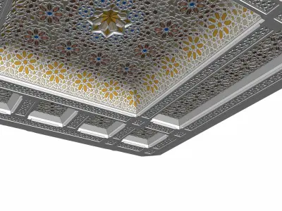 Islamic Ceiling Design 3D model